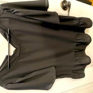 Apt 9 black blouse size large